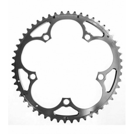 Plateau extérieur 46 dents Stronglight Type 135 A, aluminium 5083 argent