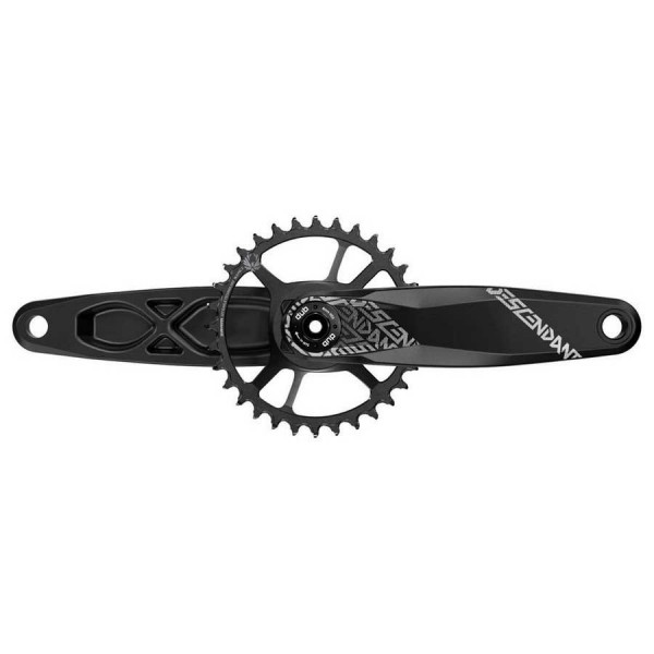 Manivelles Truv.Desc.6K Eagle DUB 170mm B148 sans axe DUB,alu.noir,32 dX-Sync2,DM