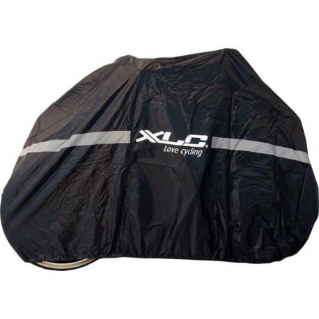 XLC Housse de vélo pliante 200x100cm, grise, avec œillets et cordons