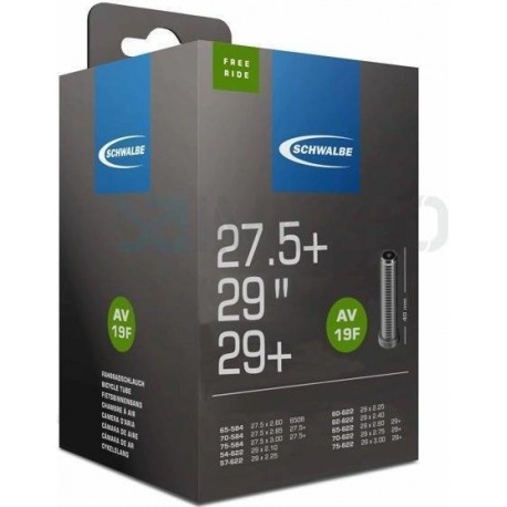Chambre à air Schwalbe AV 19F Freeride 54/75-584/622 IB TR4 40mm