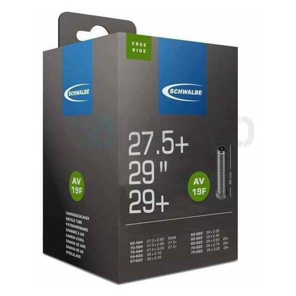 Chambre à air Schwalbe AV 19F Freeride 54/75-584/622 IB TR4 40mm