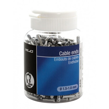 XLC Stopper pour câble de frein BR-X09 noir Ø1,0-1,8mm 500 Stück in Flasche