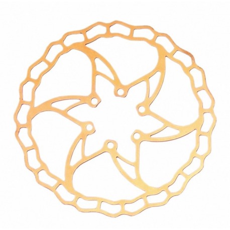 Disque de frein, acier inoxydable. Boulons internes standard de 180 mm avec boulons