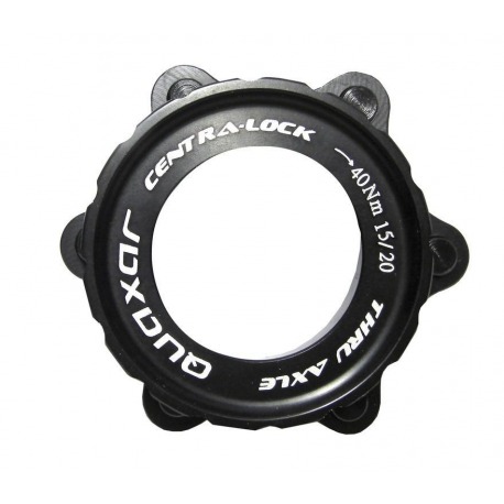 Adaptateur Centerlock avec Rockring, pour 15/20 mm, noir