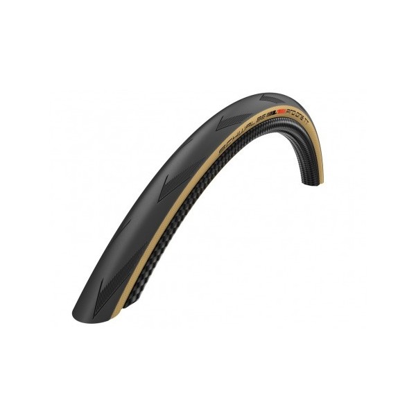 Pneu lisse Schwalbe Pro One TT HS493. 28x1.00" 25-622 nég. Evo TLE AddixTT