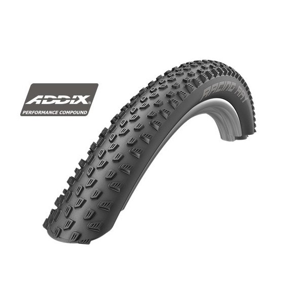 Pneu souple Schwalbe Racing Ray HS489. 29x2.10" 54-622 noir-SSkin TLE AddixSpg
