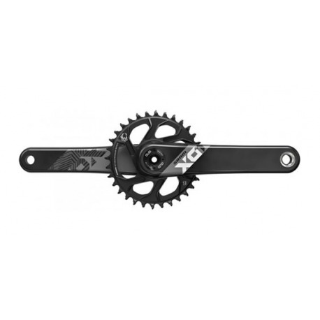 Pédalier Sram X01 Eagle Fat Bike 4 DUB 170 sans axe DUB, DM.30-d.noir, X-Sync2