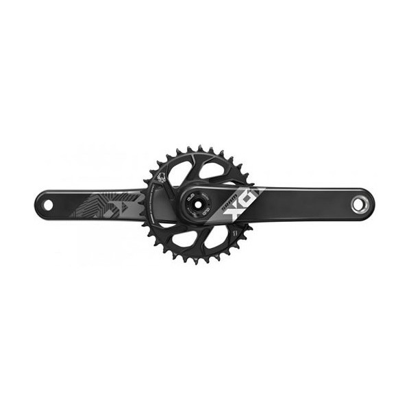 Pédalier Sram X01 Eagle Fat Bike 4 DUB 170 sans axe DUB, DM.30-d.noir, X-Sync2