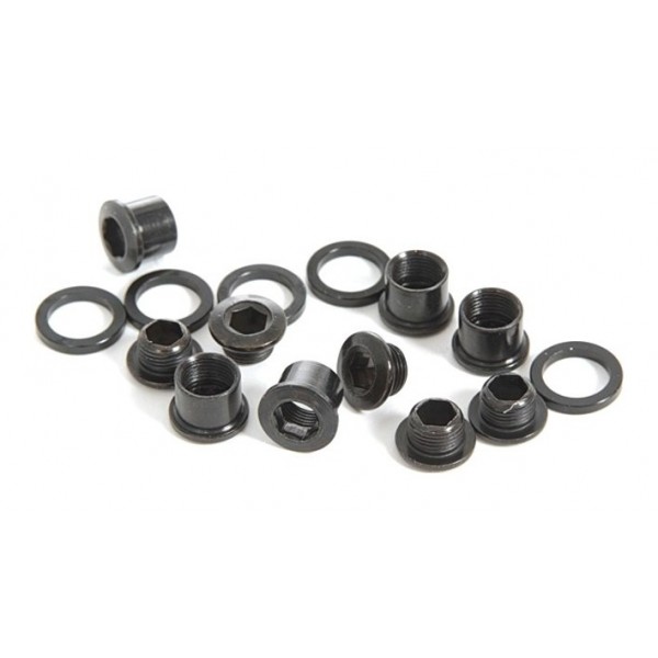 Jeu de boulons de plateau Truvativ 11.6915.015.000,p. 5 eau SS, acier, noir