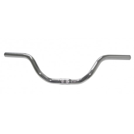 Guidon Ergotec Diamant acier, Ø 25,4mm, 560mm, chromé, 24°
