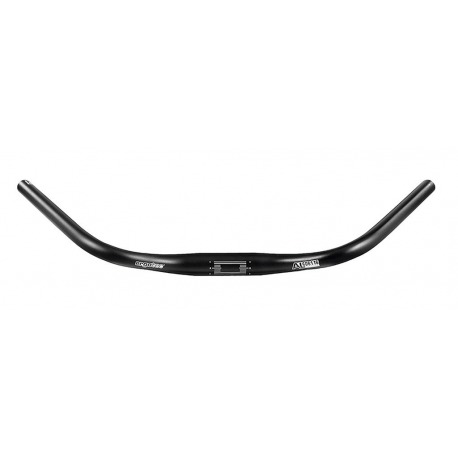 Guidon Ergotec H-Bar Stuttgarter aluminium, Ø 31.8mm, 610mm noir 52°