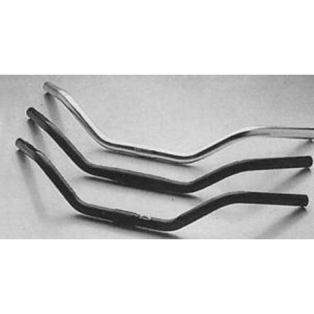 Guidon Ergotec Cruiser Exclusive alu., argent anodisé, 590mm, Ø25.4mm, 52°