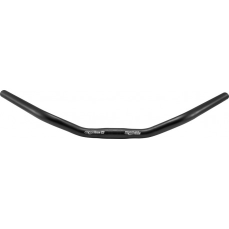 Guidon Ergotec City Cruiser acier, noir, 25,4mm, 635mm, 42°