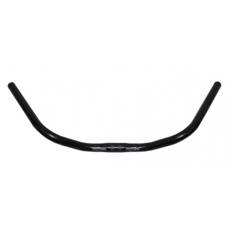 Guidon en acier Ergotec Country, Ø 25,4 mm, noir, 67°