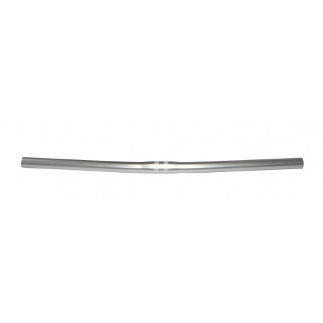 Guidon en acier Ergotec Town Exclusive, Ø 25,4 mm, 580 mm, aspect aluminium, 4°