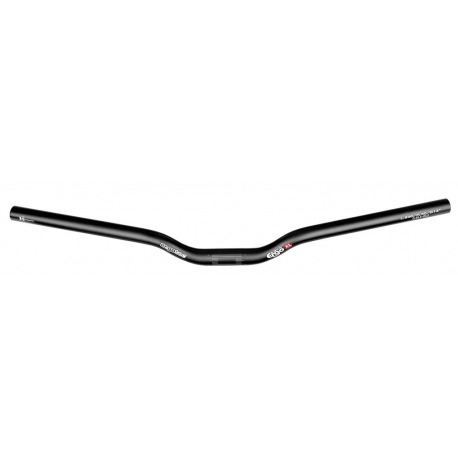 Guidon Ergotec Ergo XL alu., met noir, 25,4 mm, 630 mm, 14°