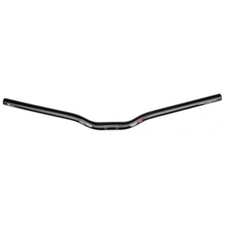 Guidon Ergotec Ergo XXL alu., noir mat, 25,4 mm, 650 mm, 16°