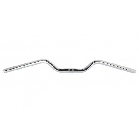 Guidon Ergotec M-Bar M acier, Ø 25,4mm, 700mm, chromé, 16°