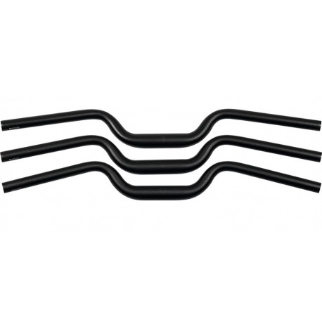 Guidon Ergotec M-Bar S aluminium, Ø 31,8mm, 700mm, noir/mat, 14°