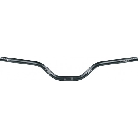 Guidon Ergotec Riser-Bar alu., Ø 25,4mm, noir/mat, 700 mm, 12°
