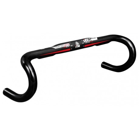 Guidon route ITM Triango Wing Ø31.8 mm, 380mm, Alu 6061 ne anodisé. c. intérêt