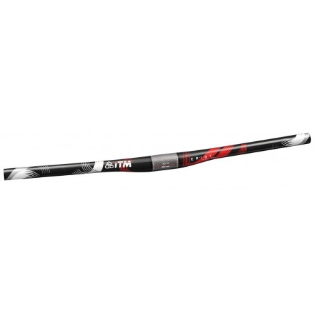 Guidon VTT ITM Eridy carbone plat Ø31.8 mm, 620mm