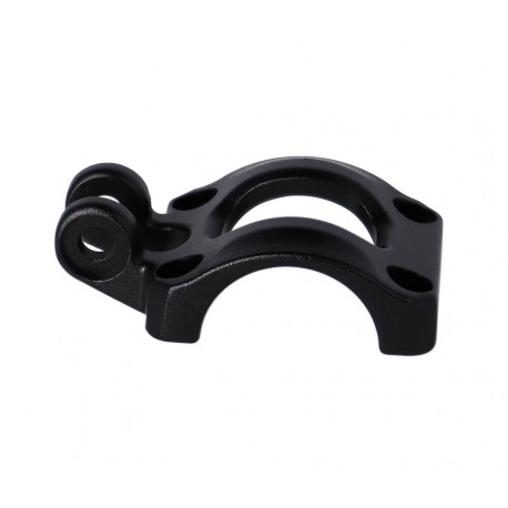 Couvre potence Ergotec p. Barracuda 31.8 noir, pour montage phare
