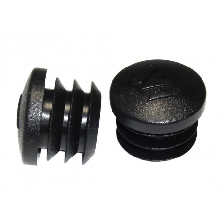 Embouts de guidon Ergotec noirs, à clouer 19mm la paire
