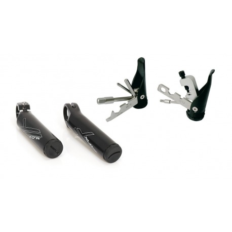 XLC Comp Bar-Ends BE-0511 110 mm, noir, outils inclus