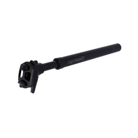 Tige de selle à suspension Ergotec SP-10.0 alum., ne, Ø31.6x350mm, 15mm - 59384001