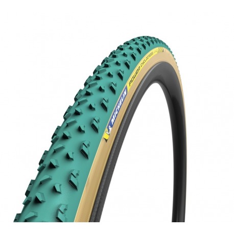 Pneu Michelin Power CyclocrossMud ple. 28" 700x33C 33-622 vert Tubulaire