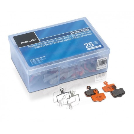 Plaquettes de frein XLC Avid Elixir/XX boîte d'atelier, avec 25 jeux (PVC par jeu)