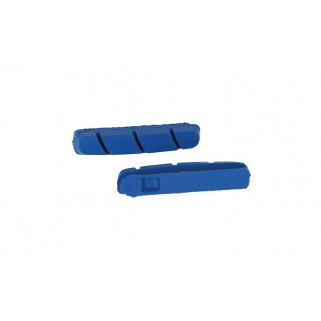 Plaquettes de frein XLC 4 par jeu, 55 mm, jante en carbone, Campa, bleu