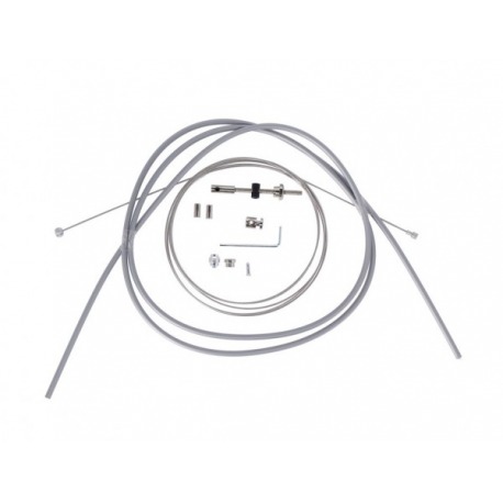 XLC Kit câbles de frein pour frein à tambour 17000/2350mm 2 embouts argent