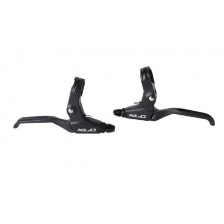 XLC Jeu de leviers de frein BL-C01 Alu, noir/noir, pour Cantibrake