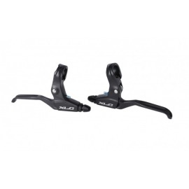 XLC Jeu de leviers de frein BL-V04 Alu, noir/noir, pour V-Brake