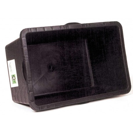 Baignoire en plastique Roland 90l. noir pour remorque Big Boy et Der Roland