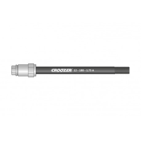 arbre par ex. fixation d'accouplement d'arbre + adaptateur d'accouplement 4 bords & rond 1.75mm 174-180mm