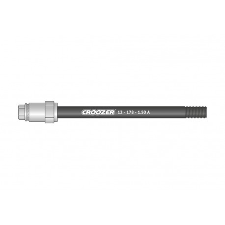 Accouplement d'arbre de fixation d'arbre p + accouplement d'adaptateur 4 bords et rond. 172-178 M12x142/148