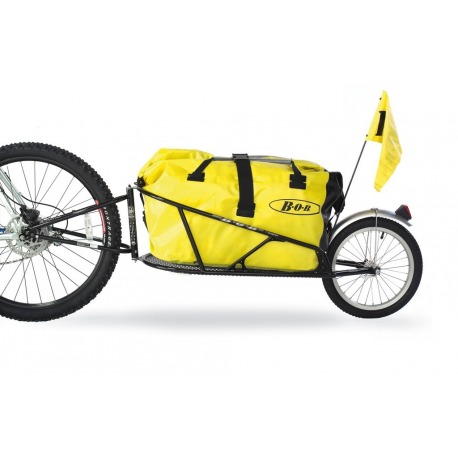 Remorque BOB Yak pour VTT 26" TR0502 noir, avec blocage rapide et BOB-Bag