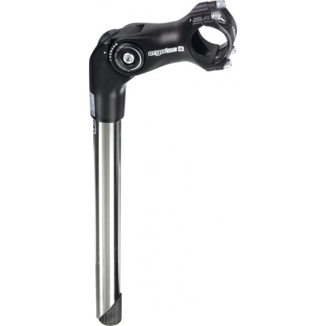 Potence Ergotec Octopus 2SL 300mm/110mm Niro/alum.,noir/argent,1 1/8",Ø 25.4mm