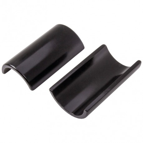 Set douilles de réduction alu noir, pour potences (de 31.8 à 25.4mm)