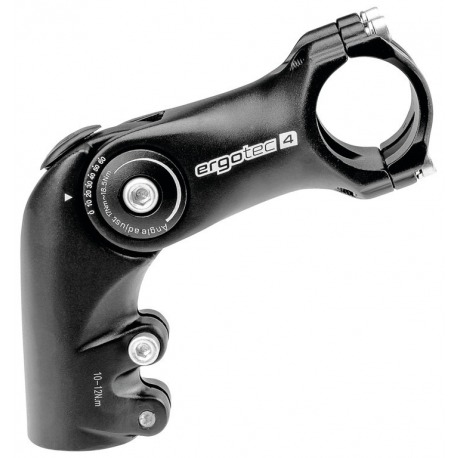 Potence A-Head Humpert Octopus 50 Alu, noir, 1 1/8",Ø 31.8mm,90mm