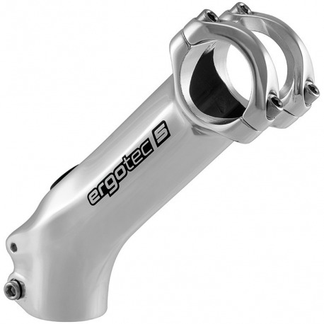 Potence Ahead Ergotec HIGH CHARISMA en aluminium, argent, 50mm, Ø28.6mm/Ø31.8mm