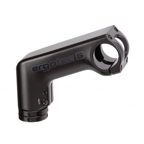 Potence A-Head Ergotec High Barracuda alu, noir, 1 1/8", Ø 31.8mm, 110mm, 45°
