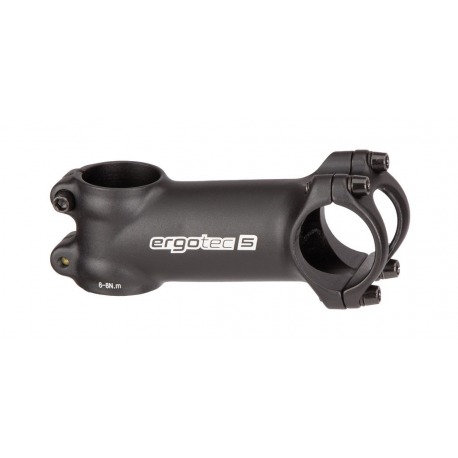 Potence A-Head Ergotec Shark aluminium noir 1 1/8",Ø31,8mm 90mm 7°