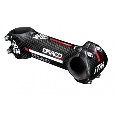 Potence A-Head ITM A Draco Alu 7075 Carbon wrap,1 1/8",Ø31,8mm,10°,120mm