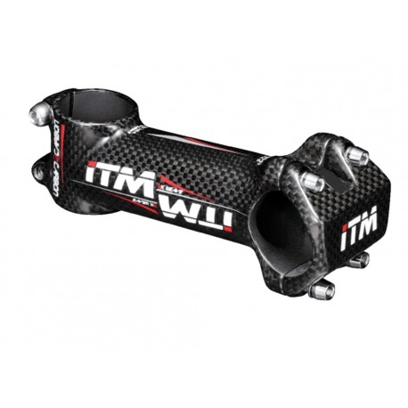 Potence A-Head ITM A Speedry Alu 6061 Carbon coated,1 1/8",Ø31.8mm, 8°,80mm