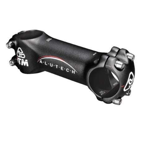 Potence A-Head ITM Alutech 7075 Alu,noir,1 1/8",Ø31.8mm,10°,110mm