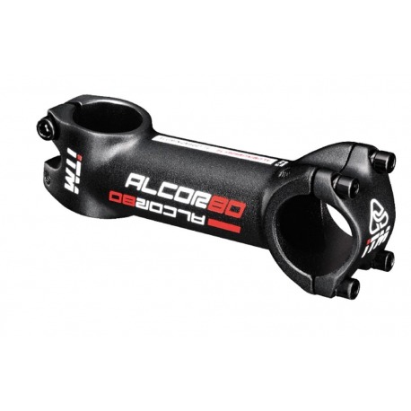 Potence A-Head ITM Alcor 80 Alu 6061 Alu,noir,1 1/8",Ø31.8mm, 10°,110mm